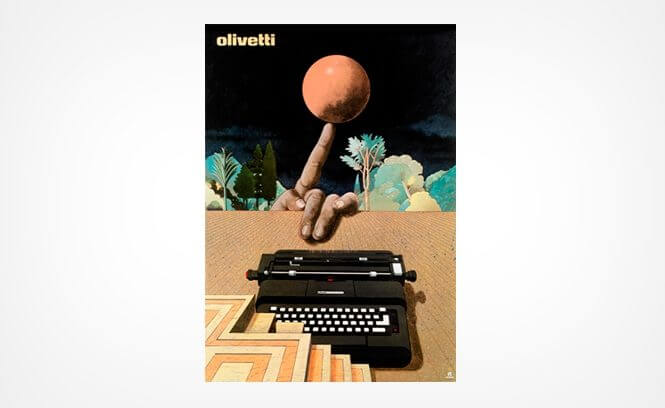 Milton Glaser Olivetti Olivetti Lexikon 83 DL / Fonte: miltonglaser.com